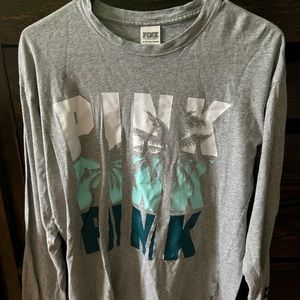 Pink long sleeve t-shirt